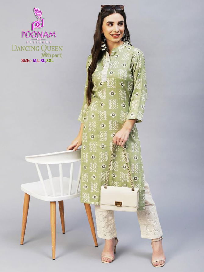 Dancing Queen By Poonam Kurti With Bottom Catalog
